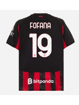 AC Milan Youssouf Fofana #19 Heimtrikot 2025-26 Kurzarm AC Milan Youssouf Fofana #19 Heimtrikot 2025-26 Kurzarm